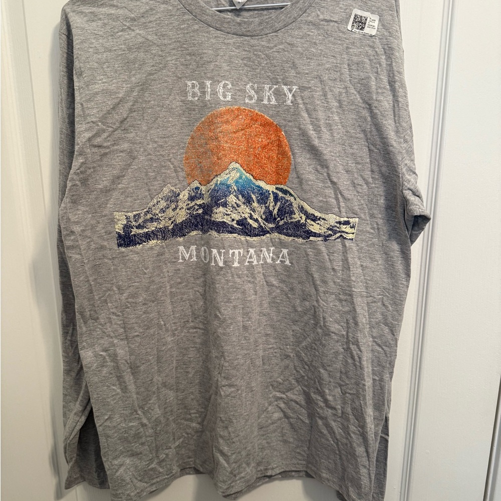 Big Sky Montana Unisex Long Sleeve T Shirt - M